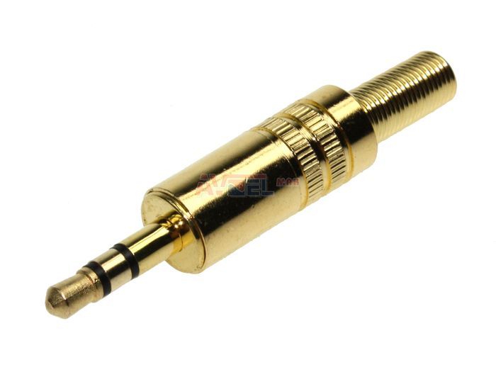 Avelmak 55181 Jack 3,5 stereo gold