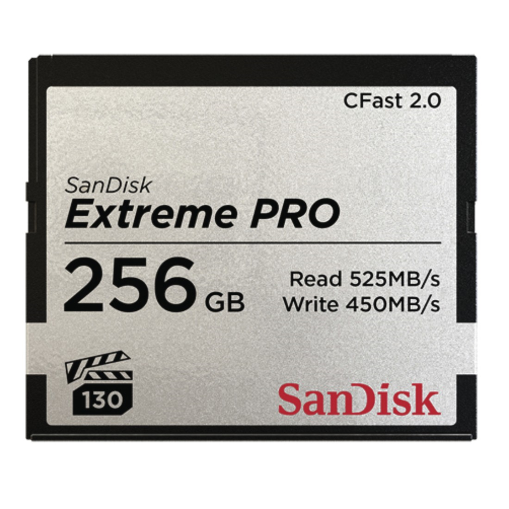 SanDisk Extreme Pro CFAST 2.0 256 GB 525 MB/s VPG130 173445