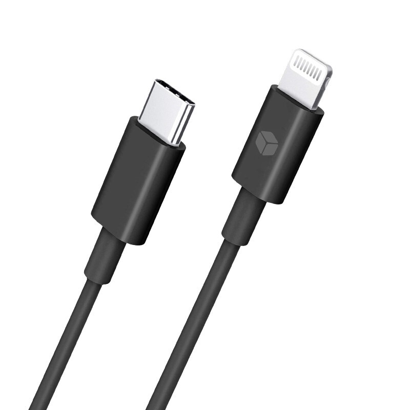 Sturdo USB-C Lightning 1m 3A Čierny KAB-0160-STU-LIGHT