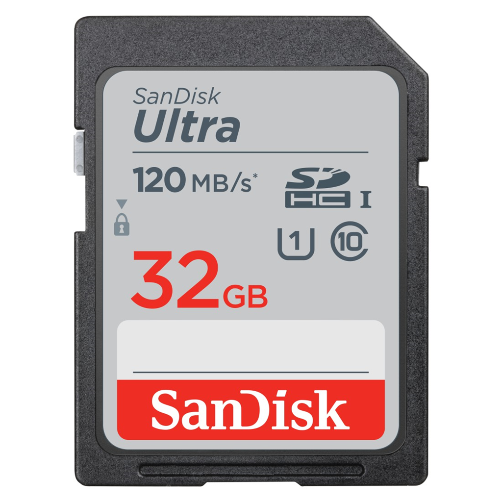 SanDisk 32GB SDHC 120MB/s CL10