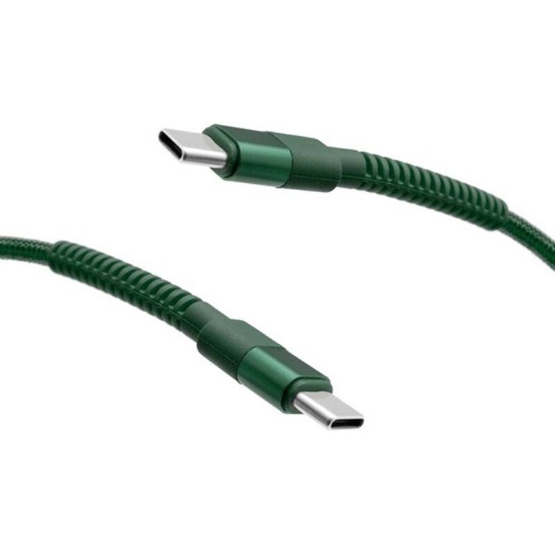 Kábel USB-C Sturdo 2m/3A pletený KAB-0255-TYP-TYPEC