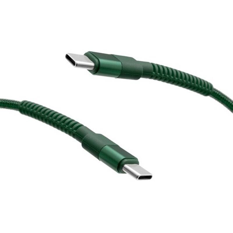 Kábel USB-C Sturdo 1m/3A pletený KAB-0254-TYP-TYPEC