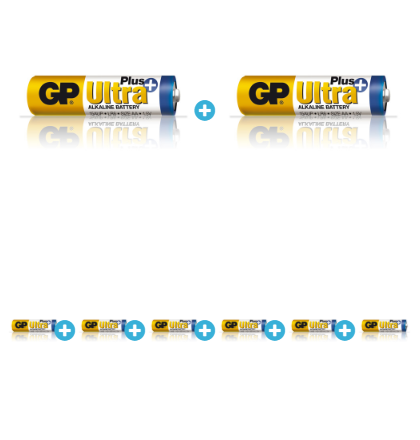 GP Ultra Plus AA 8ks 1017214000